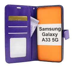 Coverin Crazy Horse Lompakko Samsung Galaxy A33 5G (A336B)