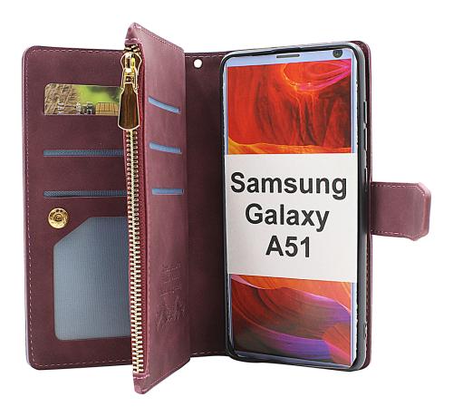 billigamobilskydd.se XL Standcase Luksuskotelo puhelimeen Samsung Galaxy A51 (A515F/DS)