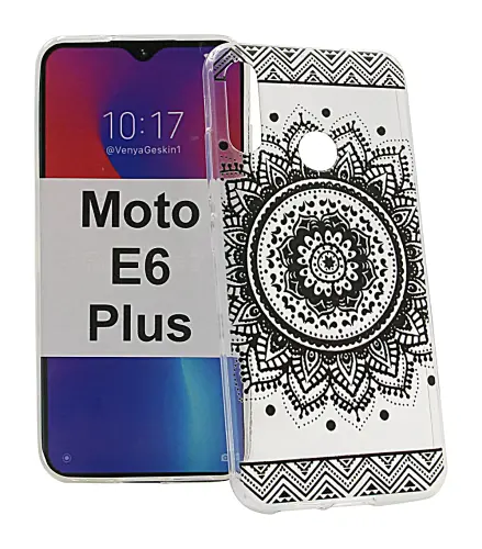 billigamobilskydd.se TPU-Designkotelo Motorola Moto E6 Plus