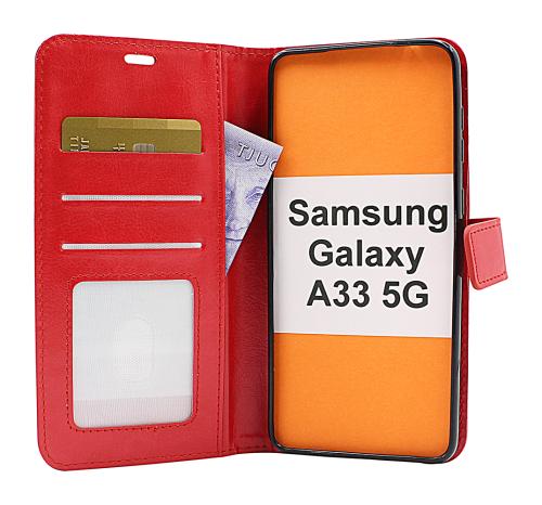 billigamobilskydd.se Crazy Horse Lompakko Samsung Galaxy A33 5G (A336B)