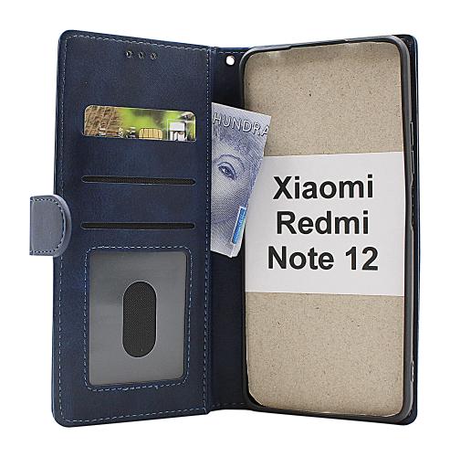 billigamobilskydd.se Zipper Standcase Wallet Xiaomi Redmi Note 12