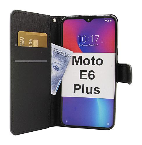 billigamobilskydd.se Kuviolompakko Motorola Moto E6 Plus
