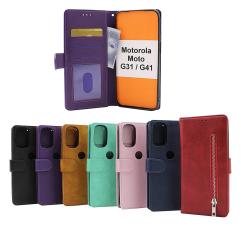 Coverin Zipper Standcase Wallet Motorola Moto G31/G41