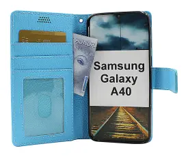 Coverin New Jalusta Lompakkokotelo Samsung Galaxy A40 (A405FN/DS)