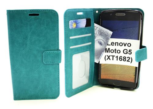 billigamobilskydd.se Crazy Horse Lompakko Lenovo Moto G5 (XT1682)