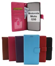 Coverin New Jalusta Lompakkokotelo Motorola Moto G50