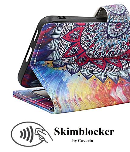 Coverin Skimblocker Samsung Galaxy S22 5G Magneetti Puhelimen Kuoret Design