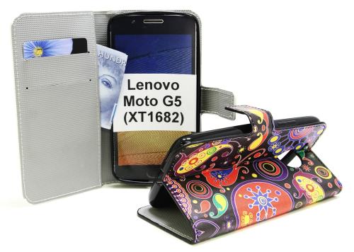 billigamobilskydd.se Kuviolompakko Lenovo Moto G5 (XT1682)