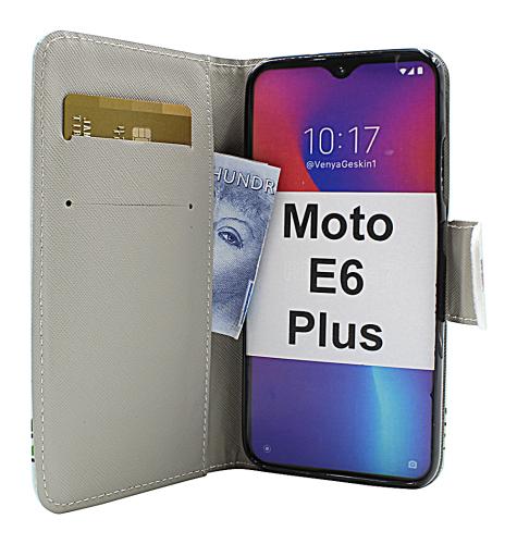 billigamobilskydd.se Kuviolompakko Motorola Moto E6 Plus