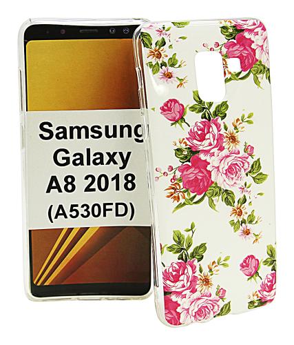 billigamobilskydd.se TPU-Designkotelo Samsung Galaxy A8 2018 (A530FD)