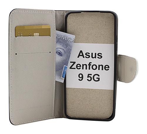 billigamobilskydd.se Kuviolompakko Asus Zenfone 9 5G