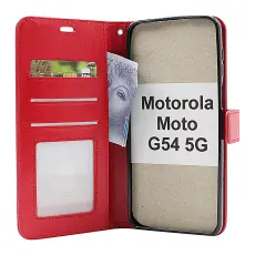 Coverin Crazy Horse Lompakko Motorola Moto G54 5G