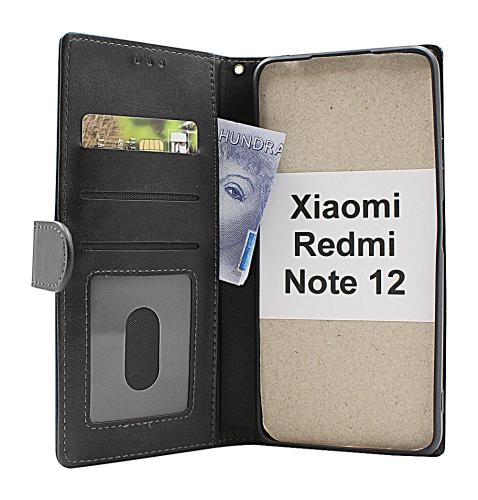 billigamobilskydd.se Zipper Standcase Wallet Xiaomi Redmi Note 12