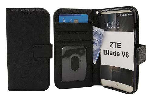 billigamobilskydd.se New Jalusta Lompakkokotelo ZTE Blade V6