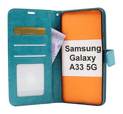 billigamobilskydd.se Crazy Horse Lompakko Samsung Galaxy A33 5G (A336B)