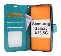Coverin Crazy Horse Lompakko Samsung Galaxy A33 5G (A336B)