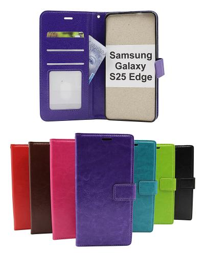 billigamobilskydd.se Crazy Horse Samsung Galaxy S25 Edge Puhelimen Kuoret