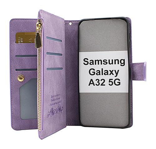 billigamobilskydd.se XL Standcase Luksuskotelo puhelimeen Samsung Galaxy A32 5G (SM-A326B)