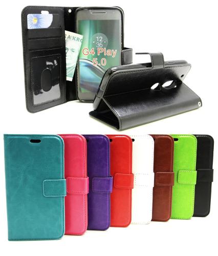 billigamobilskydd.se Crazy Horse Lompakko Lenovo Motorola Moto G4 Play