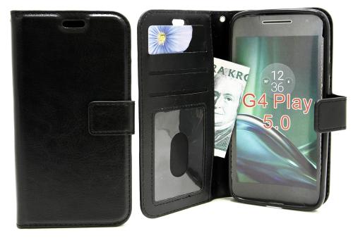billigamobilskydd.se Crazy Horse Lompakko Lenovo Motorola Moto G4 Play
