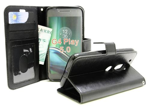 billigamobilskydd.se Crazy Horse Lompakko Lenovo Motorola Moto G4 Play