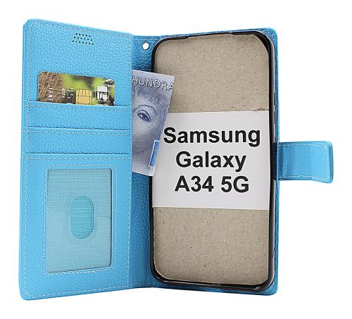 billigamobilskydd.se New Jalusta Lompakkokotelo Samsung Galaxy A34 5G