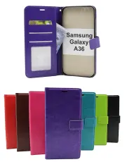 billigamobilskydd.se Crazy Horse Samsung Galaxy A36 Puhelimen Kuoret