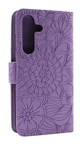 billigamobilskydd.se Flower Standcase Wallet Samsung Galaxy S24 5G (SM-S921B/DS)