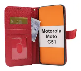 Coverin New Jalusta Lompakkokotelo Motorola Moto G51