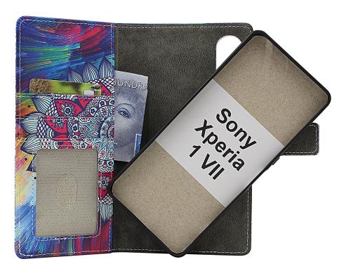 Coverin Skimblocker Sony Xperia 1 VII Magneetti Puhelimen Kuoret Design
