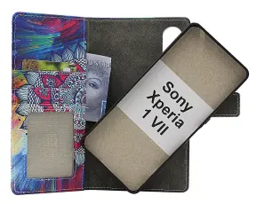 Coverin Skimblocker Sony Xperia 1 VII Magneetti Puhelimen Kuoret Design