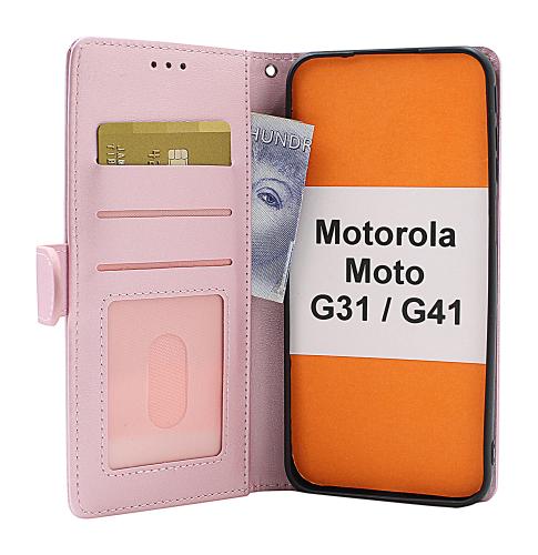 billigamobilskydd.se Zipper Standcase Wallet Motorola Moto G31/G41