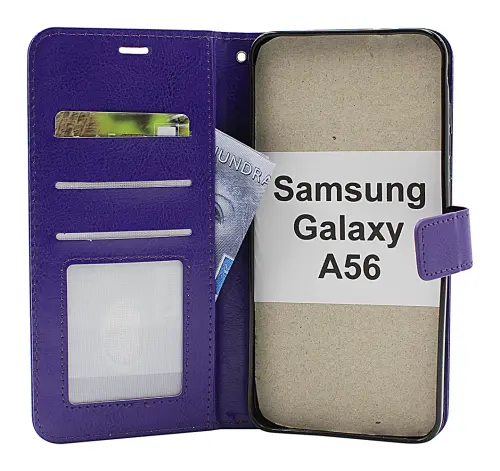 billigamobilskydd.se Crazy Horse Samsung Galaxy A56 Puhelimen Kuoret