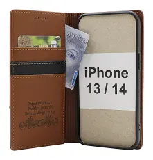 Coverin iPhone 13 / 14 Premium Lompakkokotelo Slim
