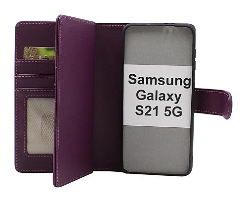 Coverin Skimblocker Samsung Galaxy S21 5G (G991B) XL Magneetti Puhelimen Kuoret
