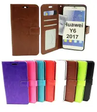 Coverin Crazy Horse Lompakko Huawei Y6 2017 (MYA-L41)