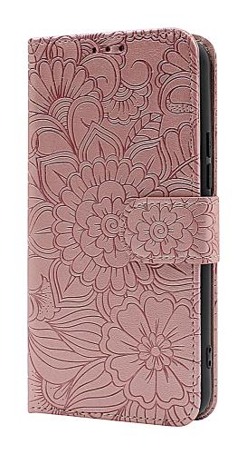 billigamobilskydd.se Flower Standcase Wallet Samsung Galaxy S22 5G