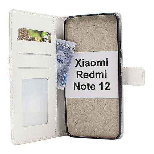 billigamobilskydd.se Kuviolompakko Xiaomi Redmi Note 12