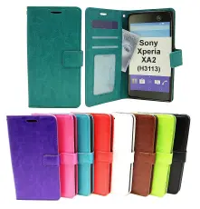 Coverin Crazy Horse Lompakko Sony Xperia XA2 (H3113 / H4113)