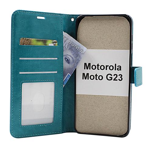 billigamobilskydd.se Crazy Horse Lompakko Motorola Moto G23