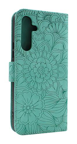 billigamobilskydd.se Flower Standcase Wallet Samsung Galaxy A54 5G