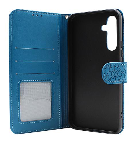 billigamobilskydd.se Flower Standcase Wallet Samsung Galaxy A54 5G