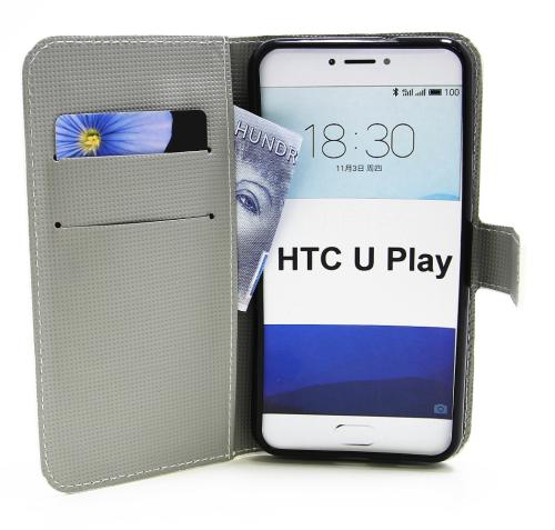 billigamobilskydd.se Kuviolompakko HTC U Play