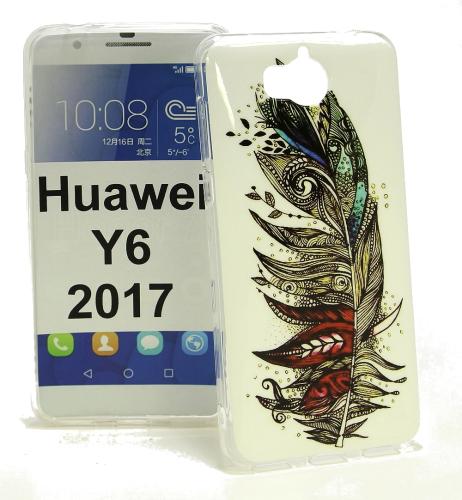billigamobilskydd.se TPU-Designkotelo Huawei Y6 2017 (MYA-L41)