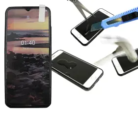 Coverin N&auml;yt&ouml;nsuoja karkaistusta lasista Nokia 1.4
