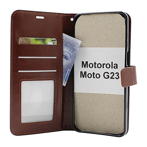 billigamobilskydd.se Crazy Horse Lompakko Motorola Moto G23