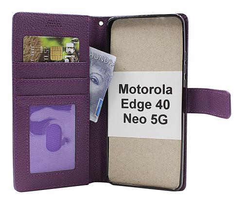 billigamobilskydd.se New Jalusta Lompakkokotelo Motorola Edge 40 Neo 5G