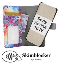 Coverin Skimblocker Design Magneettilompakko Sony Xperia 10 IV 5G (XQ-CC54)