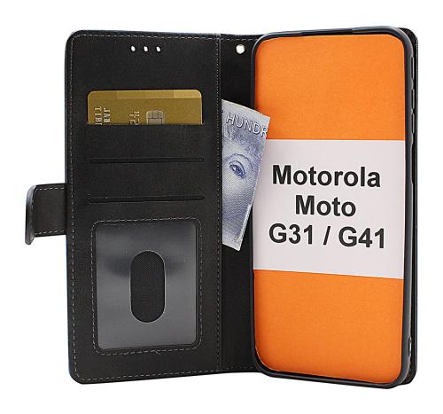 billigamobilskydd.se Zipper Standcase Wallet Motorola Moto G31/G41