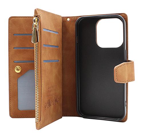 billigamobilskydd.se XL Standcase Luksuskotelo puhelimeen iPhone 15 Pro